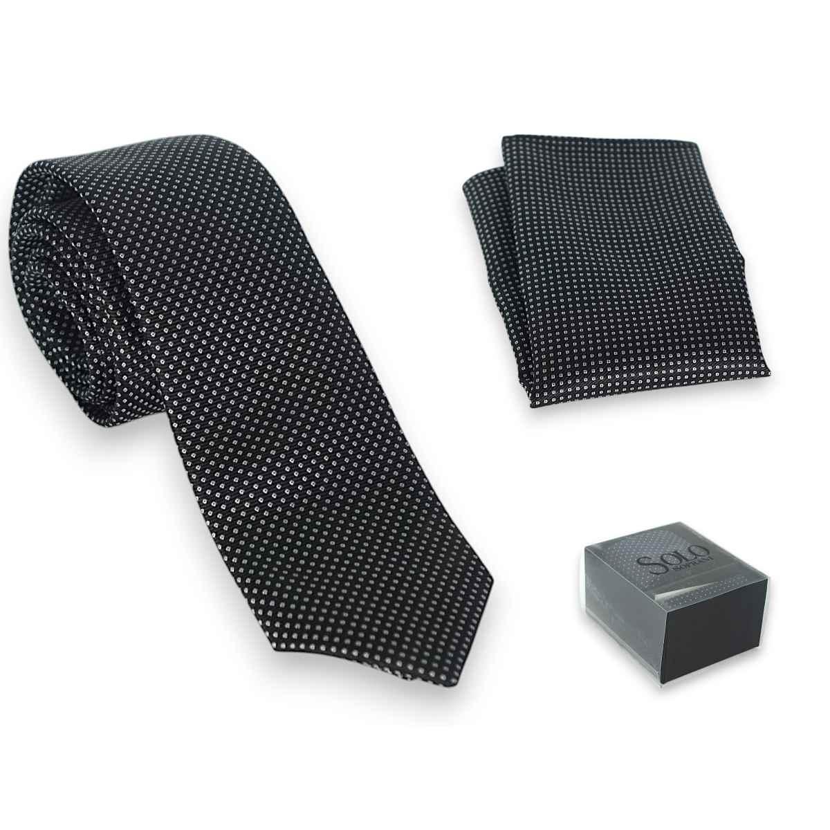 Set cravatta e fazzoletto Solo Soprani
