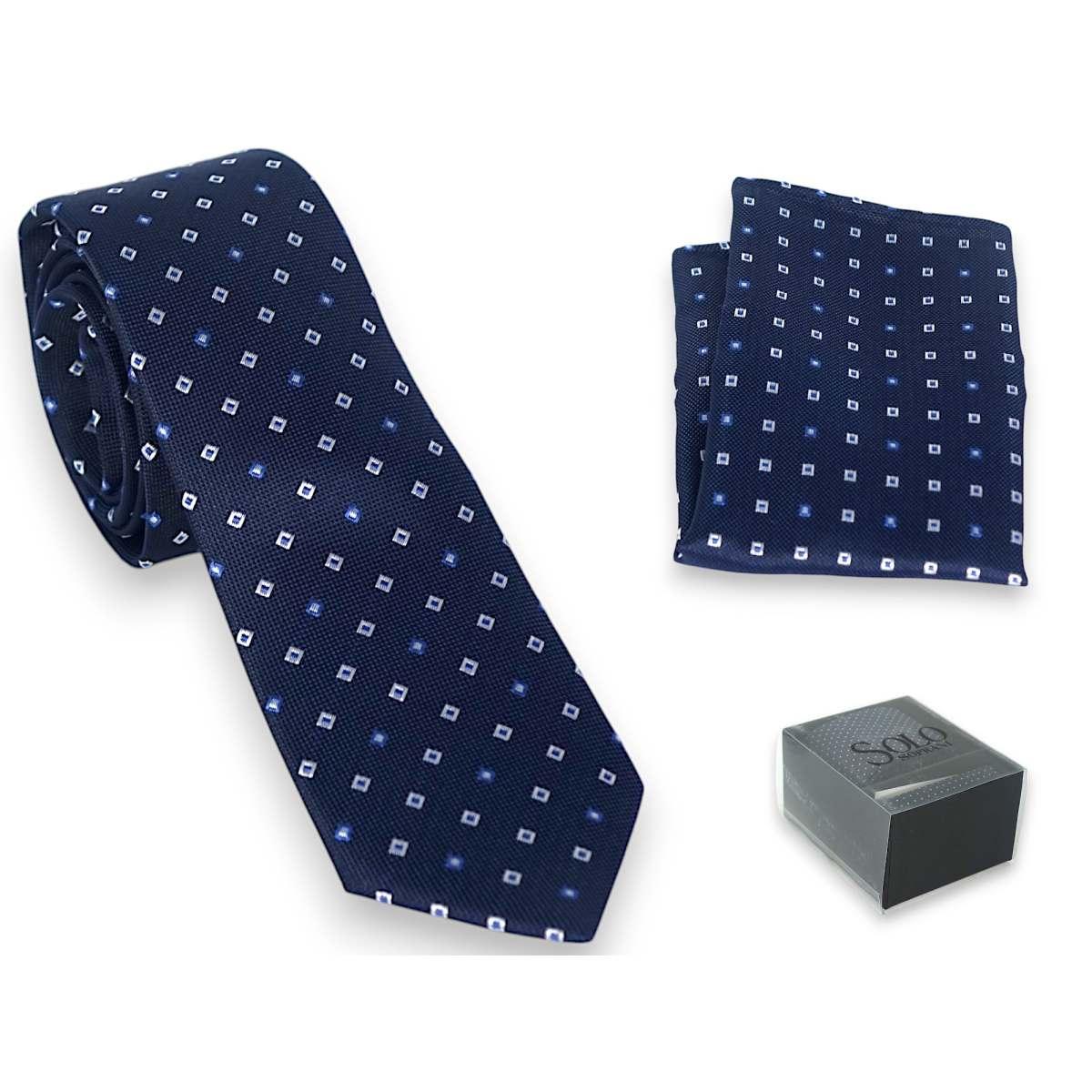 Set cravatta e fazzoletto Solo Soprani