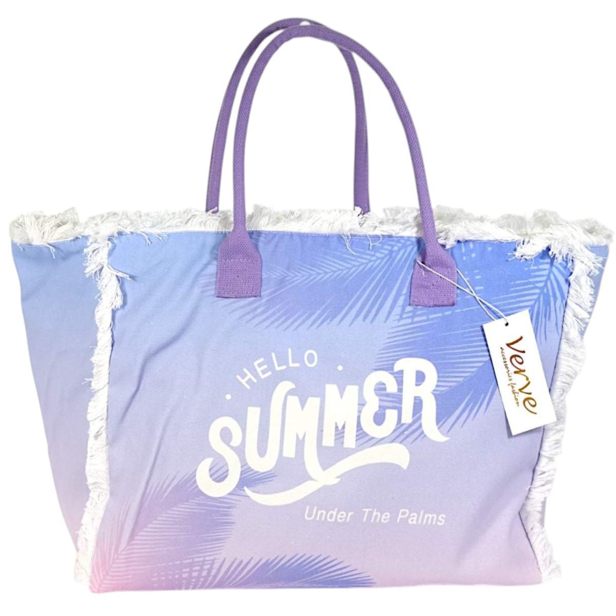 Borsa mare donna aperta e sfrangiata Verve