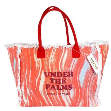 Borsa mare donna aperta e sfrangiata verve