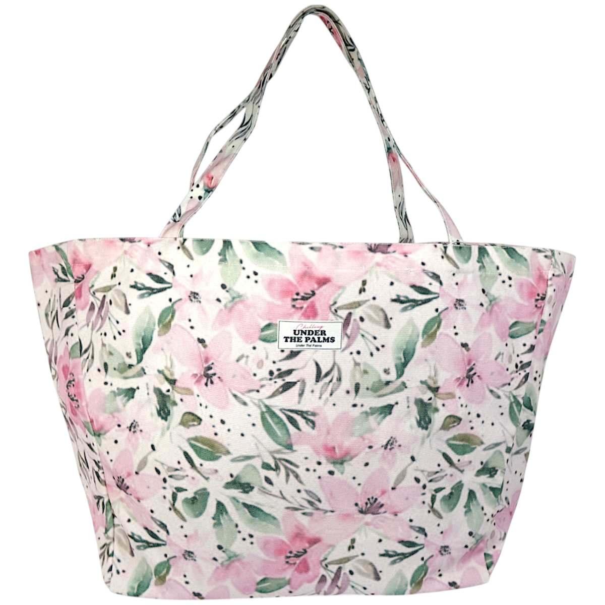 Borsa mare donna aperta stampa floreale Verve