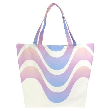 Borsa mare donna motivo ondulato Verve in RPET