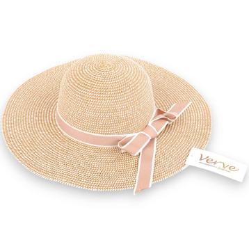 Cappello mare donna a falda larga con fiocco in nastrino Verve