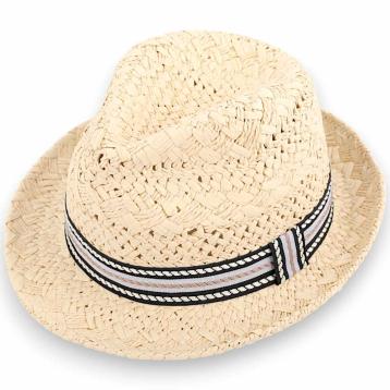 Cappello panama uomo donna con nastrino Verve