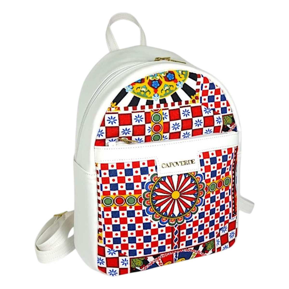 Zaino tessuti siciliani Capoverde Made in Italy