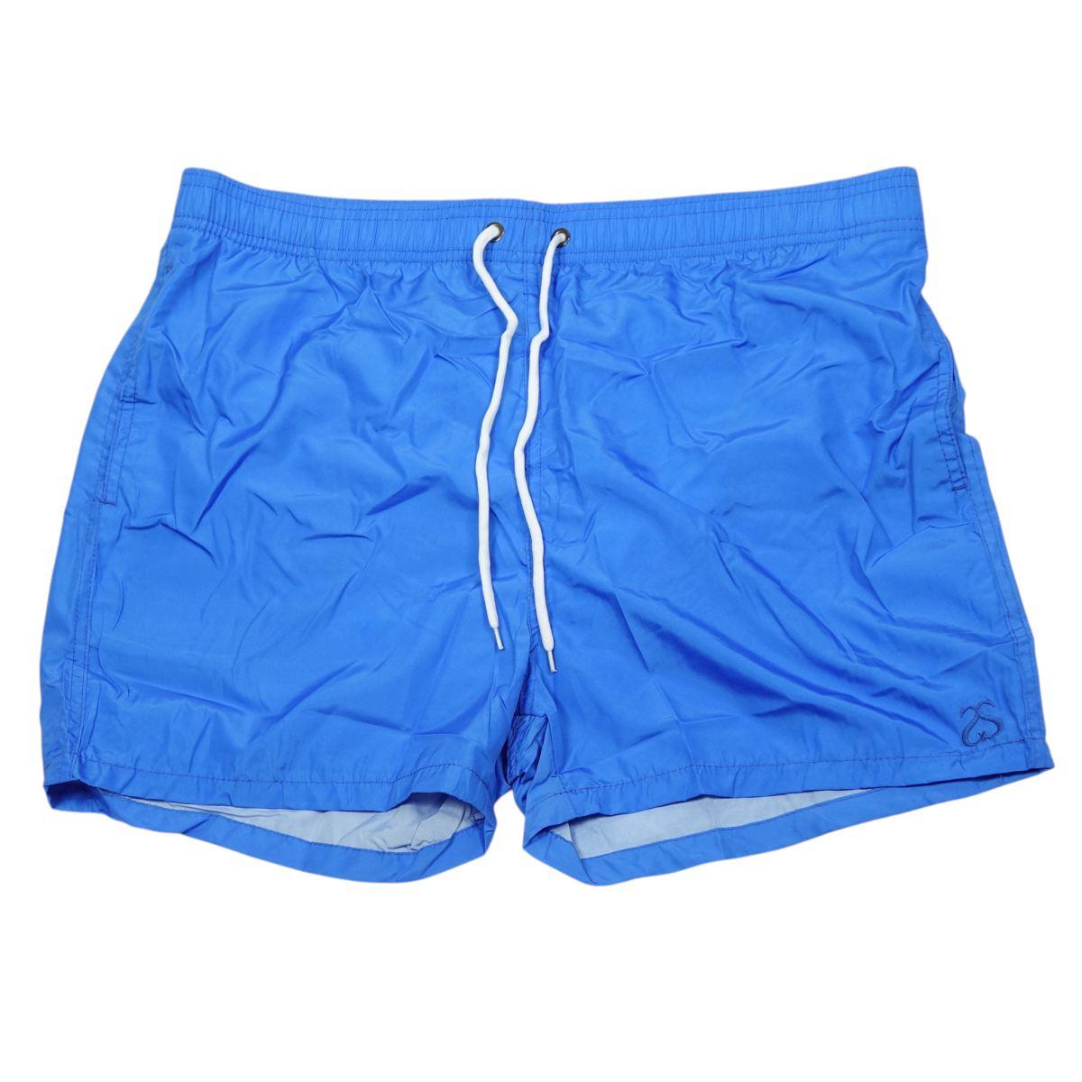 Costume da bagno uomo in poliestere tinta unita azzurro Solo Soprani