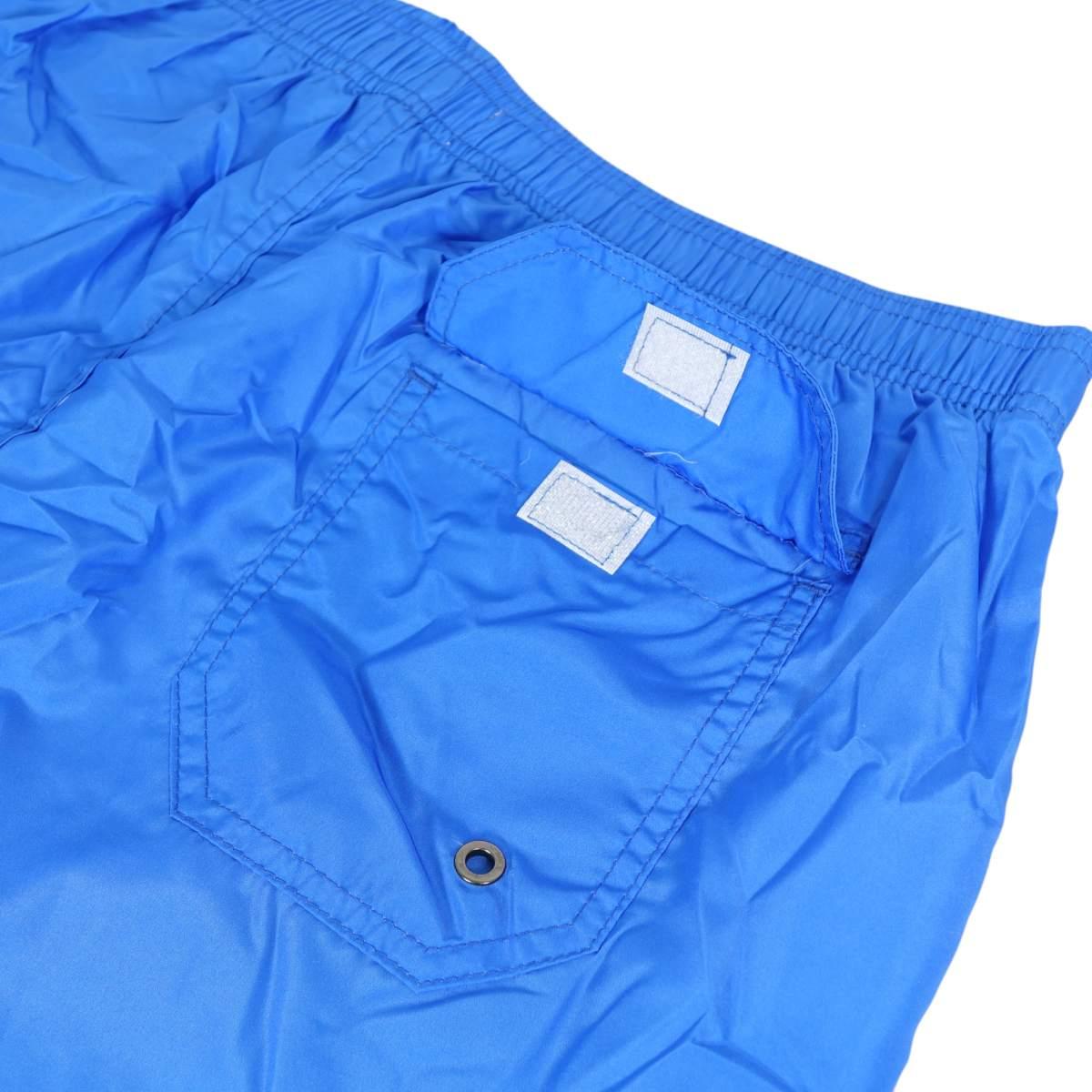 Costume da bagno uomo in poliestere tinta unita azzurro Solo Soprani