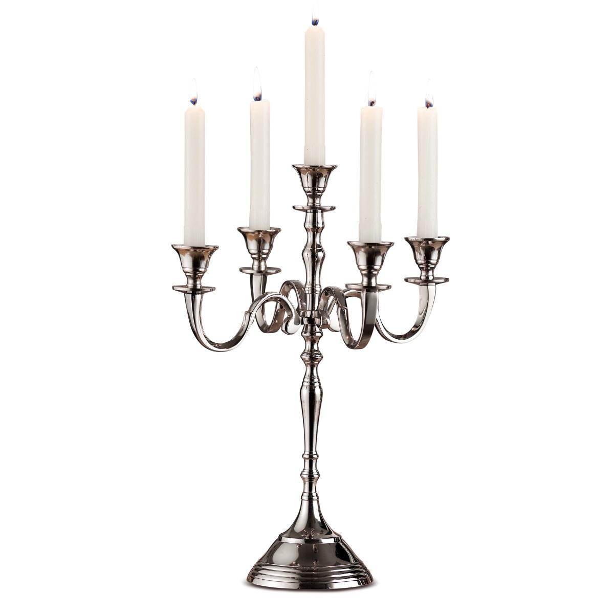 Candeliere in metallo Wilden 5 fiamme d29 x h40 cm