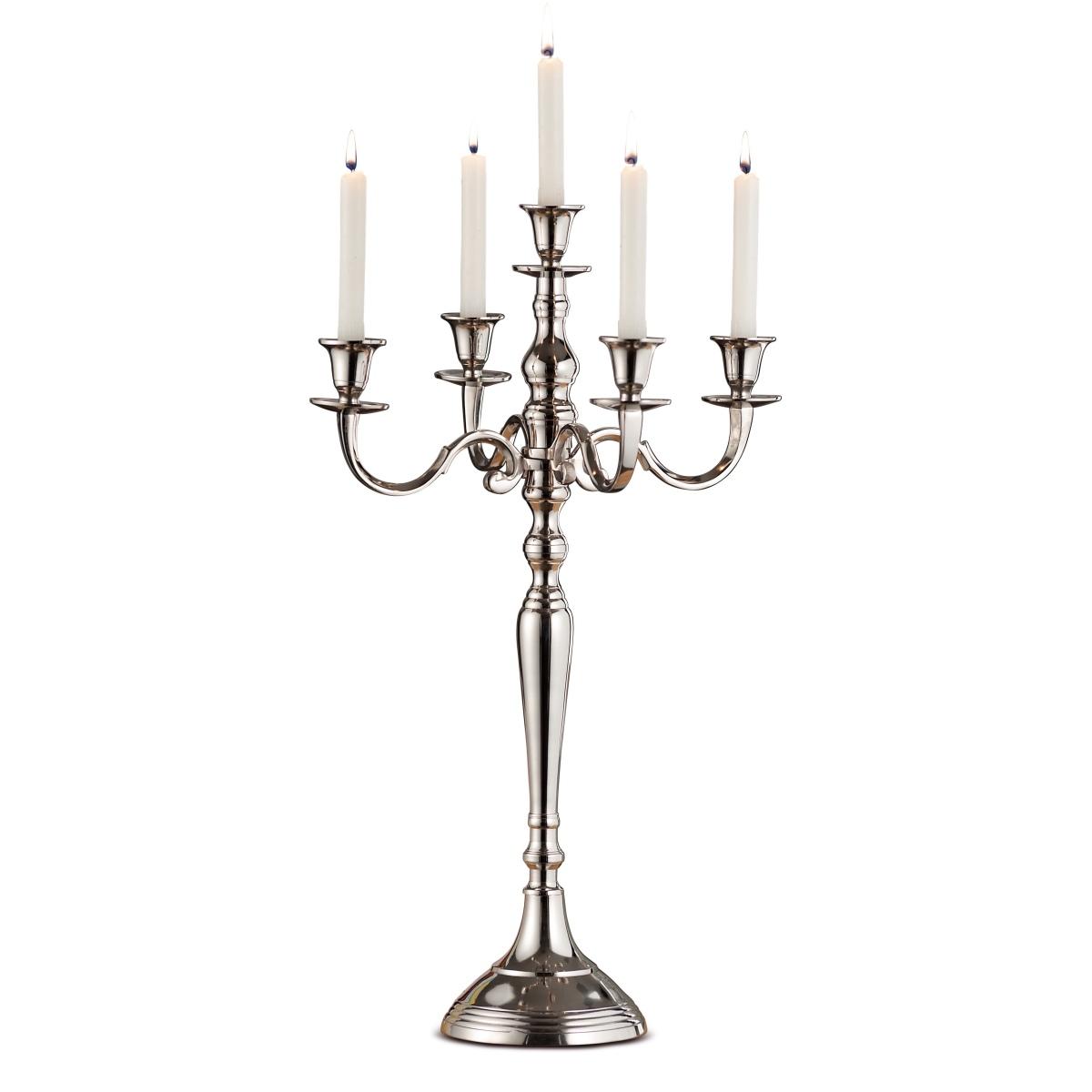 Candeliere in metallo Wilden 5 fiamme d36 x h60 cm