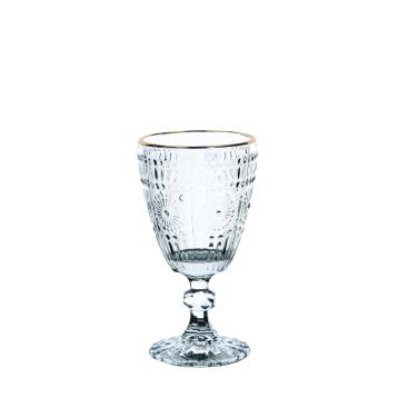 Set 6 calici vino in vetro Sunflower Gold 25 cl