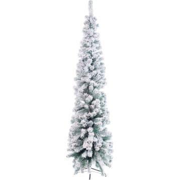 Albero di Natale innevato in PVC Tignes 230 rametti d50 x h180 cm