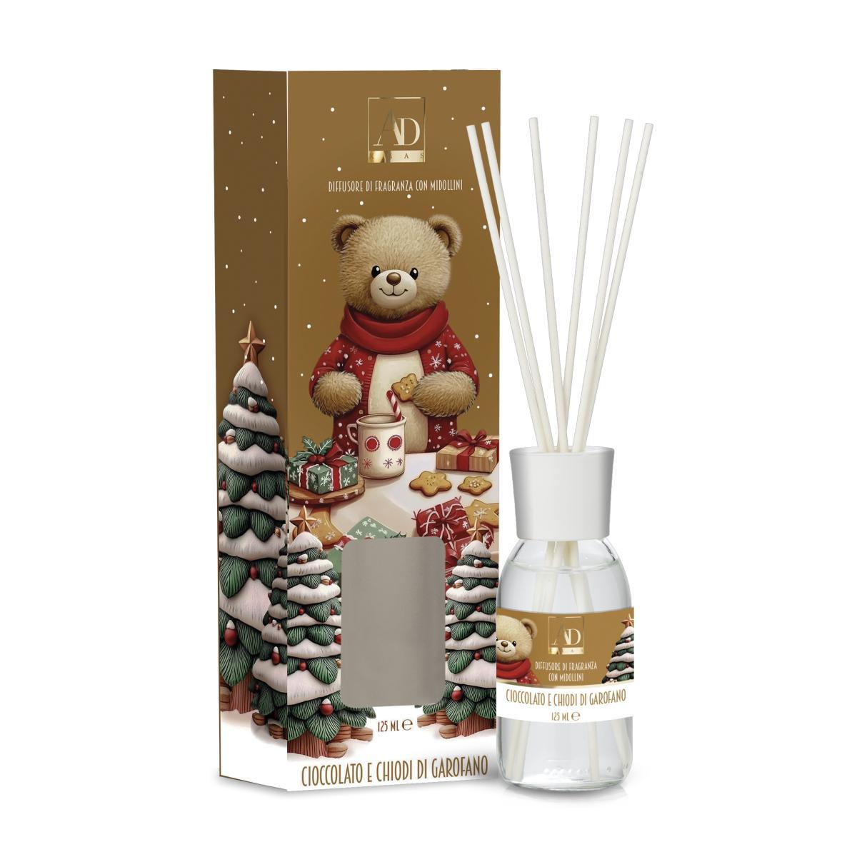 Diffusore di fragranza con midollini Cioccolato e Chiodi di Garofano 125 ml
