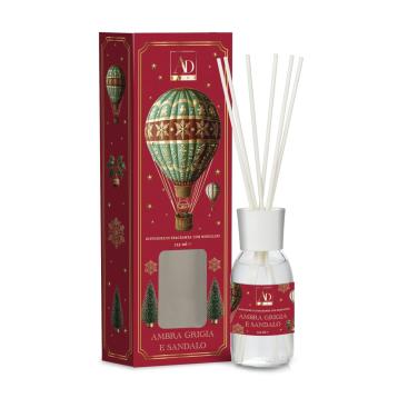 Diffusore di fragranza con midollini Ambra Grigia e Sandalo 125 ml