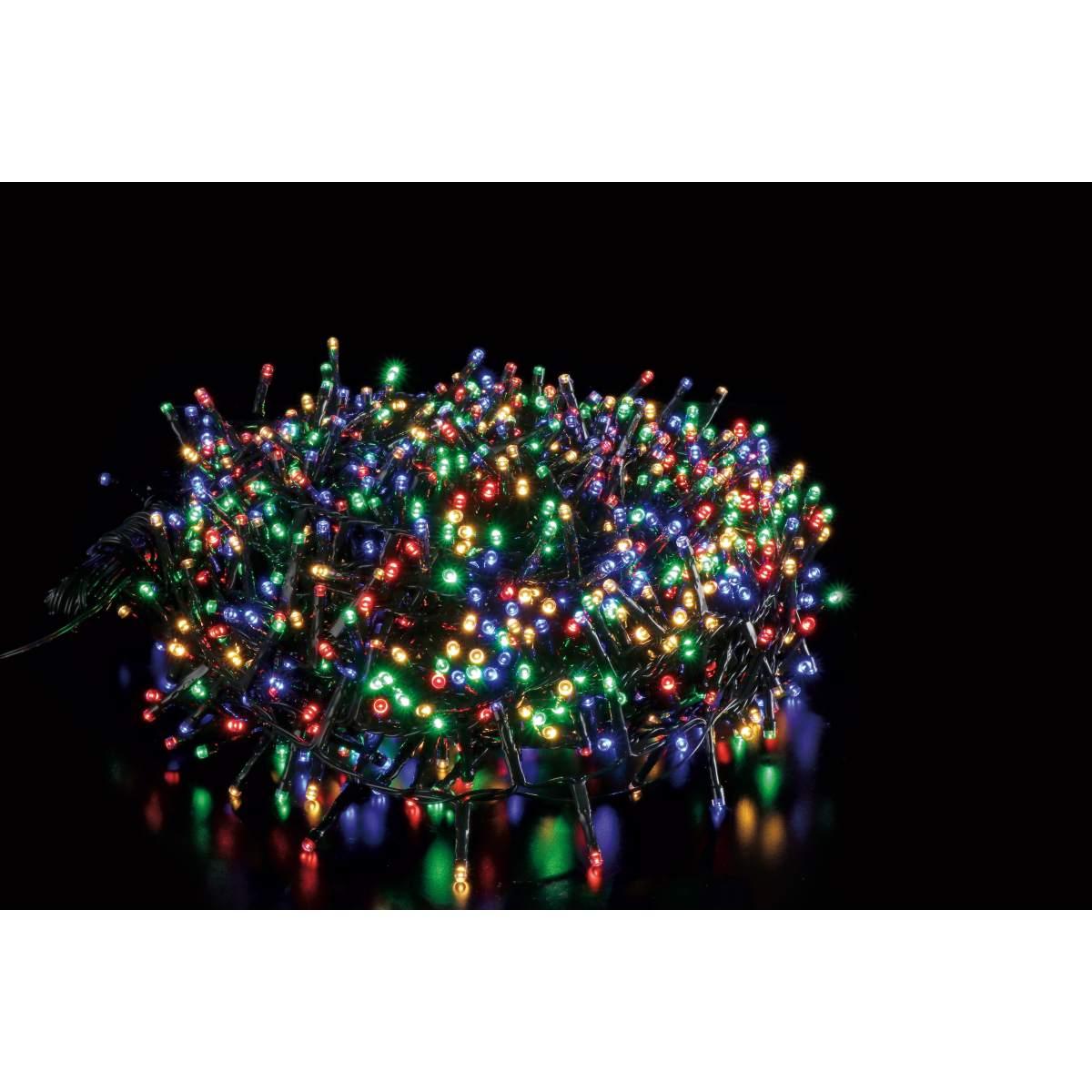 1000 minilucciole led per uso esterno luce multicolor