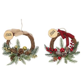 Ghirlanda natalizia per decorazione d24 cm