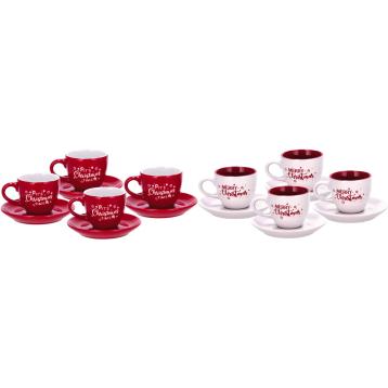 Servizio da caffè in ceramica Corby per 4 persone