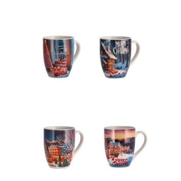 Tazza mug in porcellana New Bone China 340 ml d8 x h10,5 cm