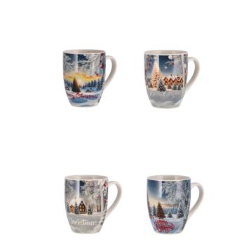 Tazza mug in porcellana New Bone China 340 ml d8 x h10,5 cm
