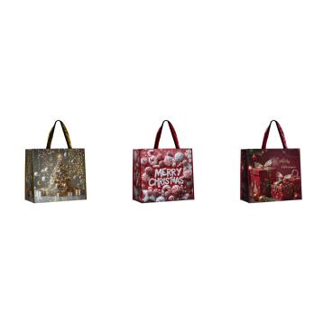 Shopper in PP con immagine natalizia 43x15x h37 cm