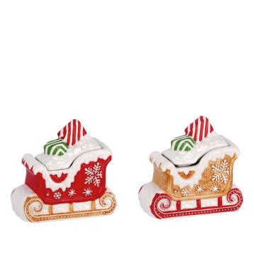 Scatola slitta in ceramica 12x7x h12 cm