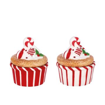 Scatola cupcake in ceramica d11 x h13 cm