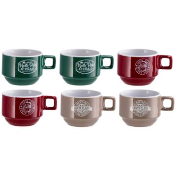 Servizio da caffè in ceramica per 6 persone