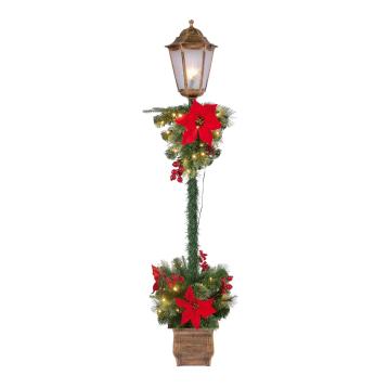 Lampione in PVC con 50 LED per decorazione 19x19x h150