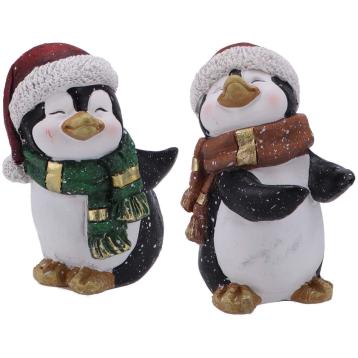 Pinguino in resina 10x7x h14 cm