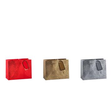 Shopper in carta natalizia 23x10x h18 cm