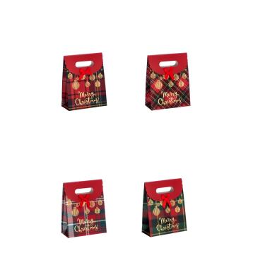 Shopper in carta natalizia 16,5x7,8x h21 cm
