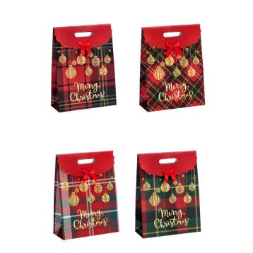 Borsa carta natalizia 24x10xh32