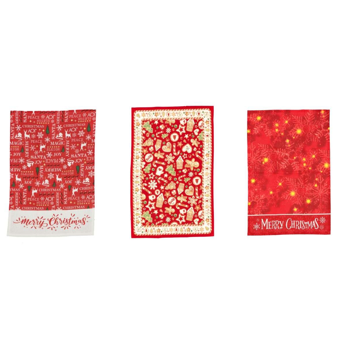 S/2 salviette karima 3dec nat 40x60