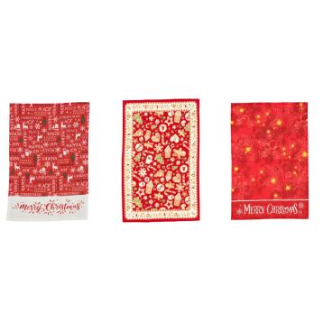 S/2 salviette karima 3dec nat 40x60