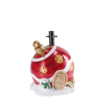 Base per albero di Natale in magnesia fino a misura h180 cm modello pallina d33 x h43 cm