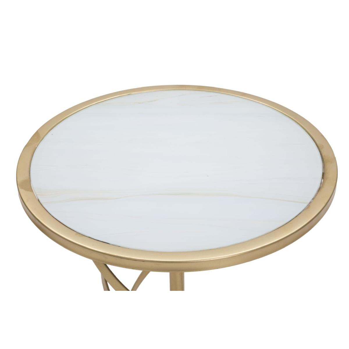 Tavolinetto glam spiral cm Ø 38x61,5
