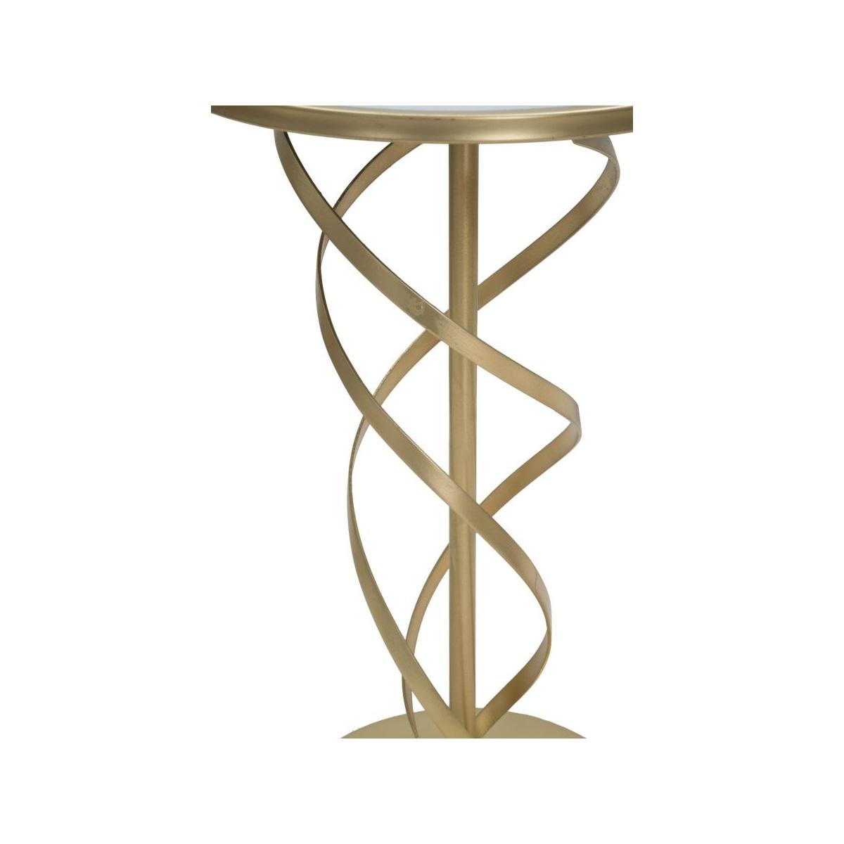 Tavolinetto glam spiral cm Ø 38x61,5