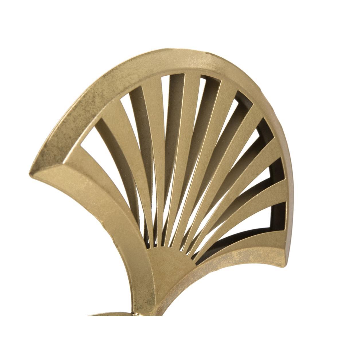 Scultura foglia triply cm 23,5x10x44