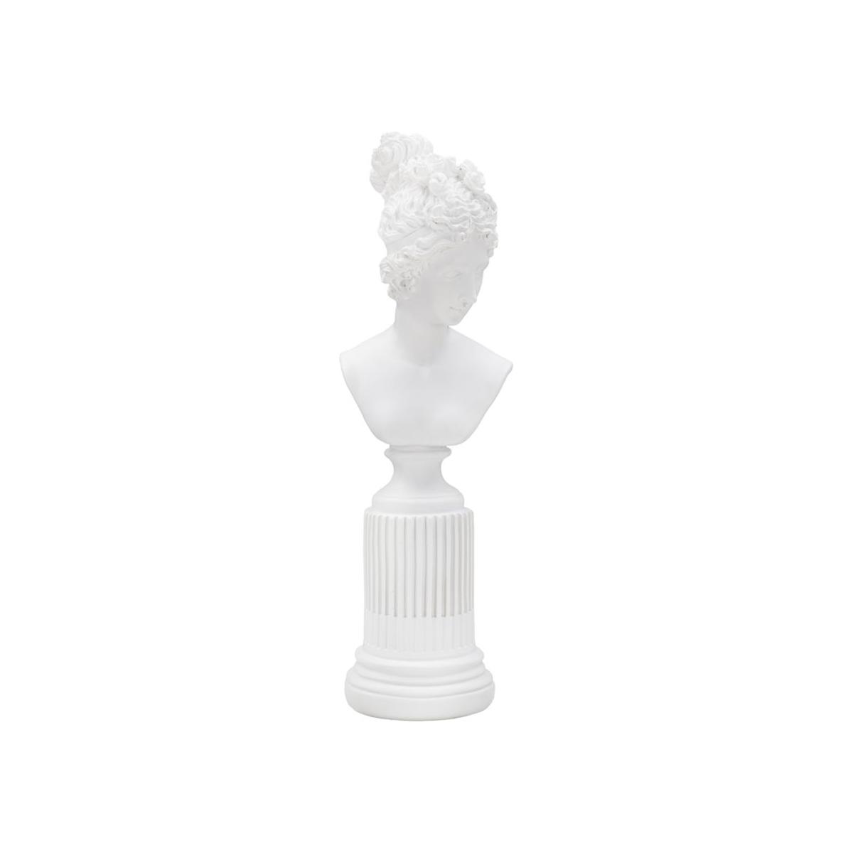 Scultura statua woman c/piedistallo cm 11x10,5x35,5