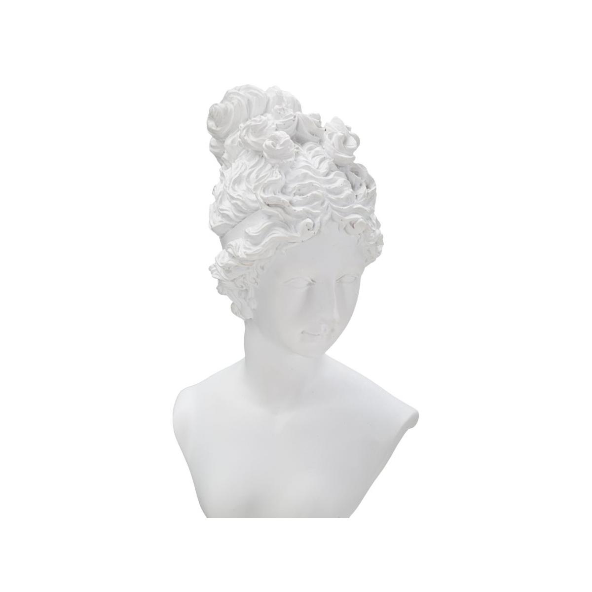 Scultura statua woman c/piedistallo cm 11x10,5x35,5