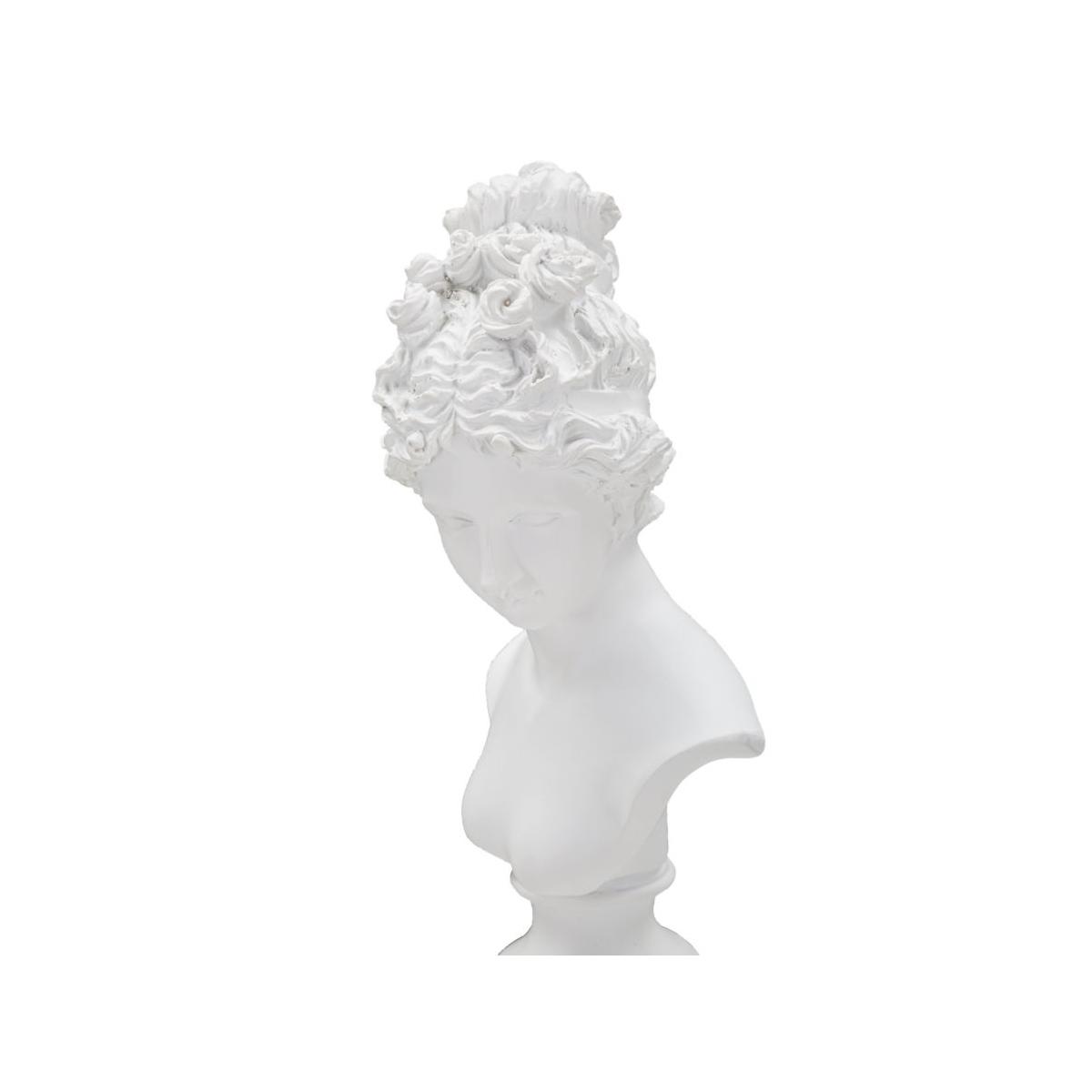 Scultura statua woman c/piedistallo cm 11x10,5x35,5