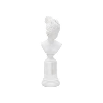 Scultura statua woman c/piedistallo cm 11x10,5x35,5