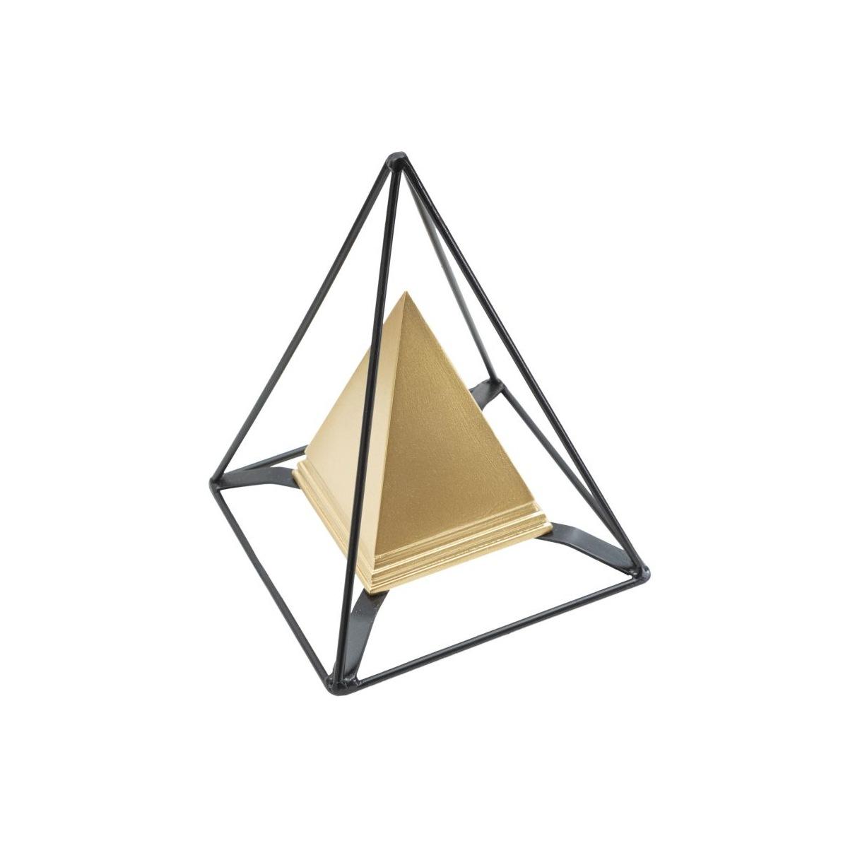 Piramide gold c/ferro cm 15x15x21 min 2