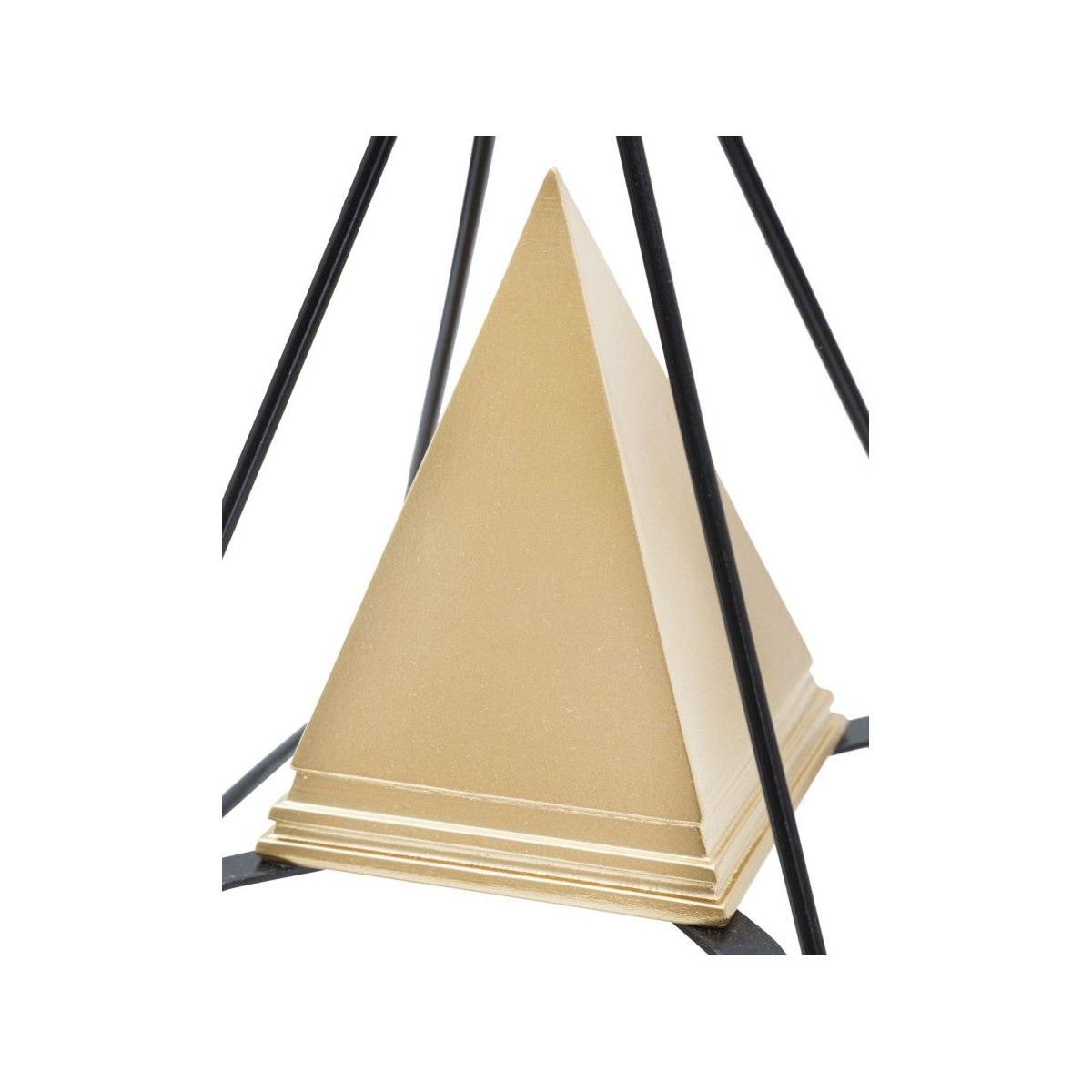 Piramide gold c/ferro cm 15x15x21 min 2