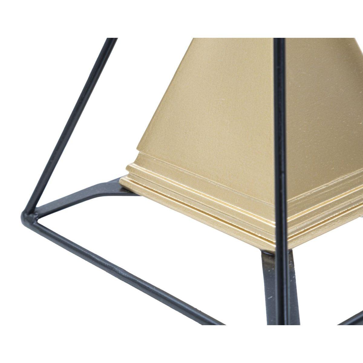 Piramide gold c/ferro cm 15x15x21 min 2