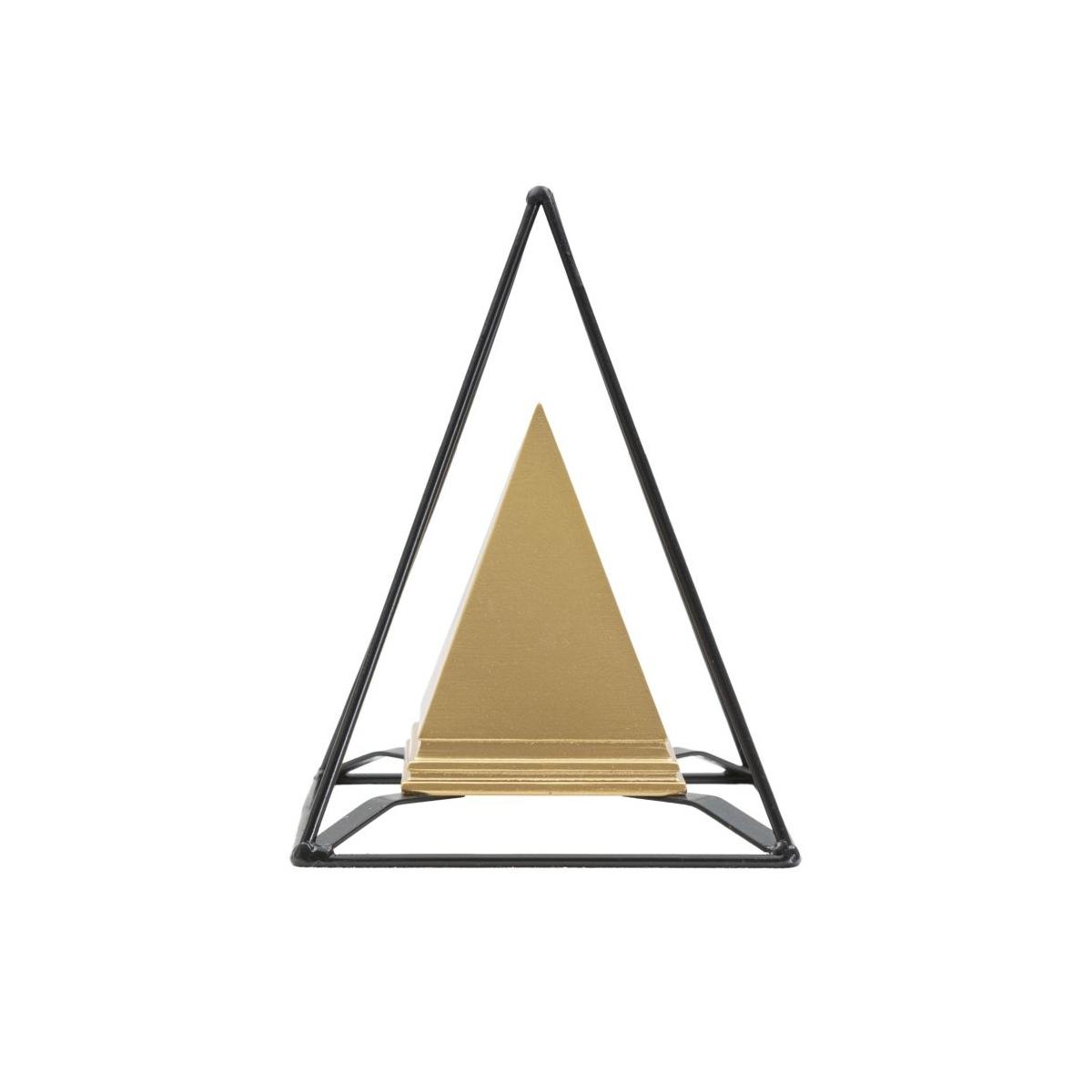 Piramide gold c/ferro cm 15x15x21 min 2
