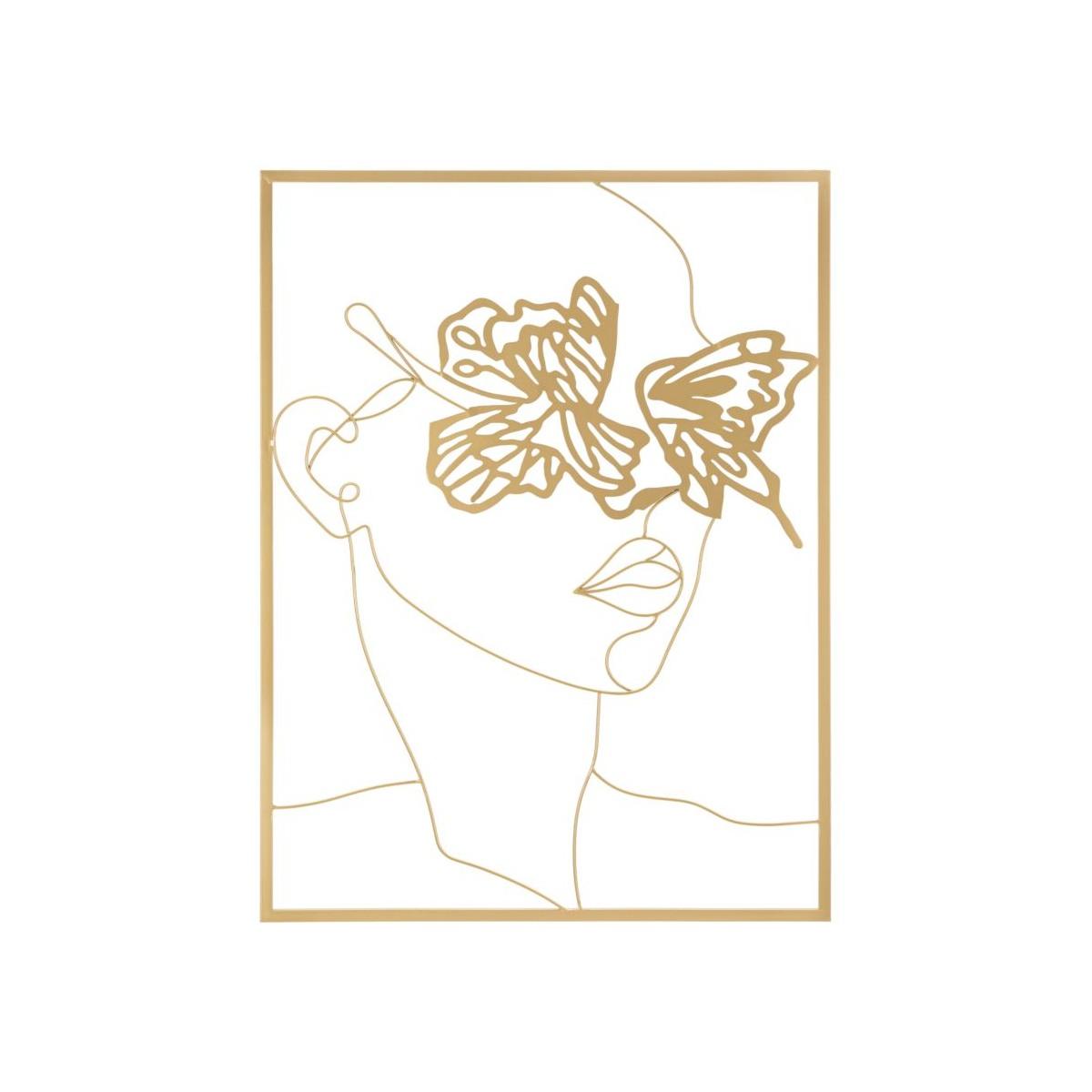 Pannello in ferro gold face cm 60x1x80