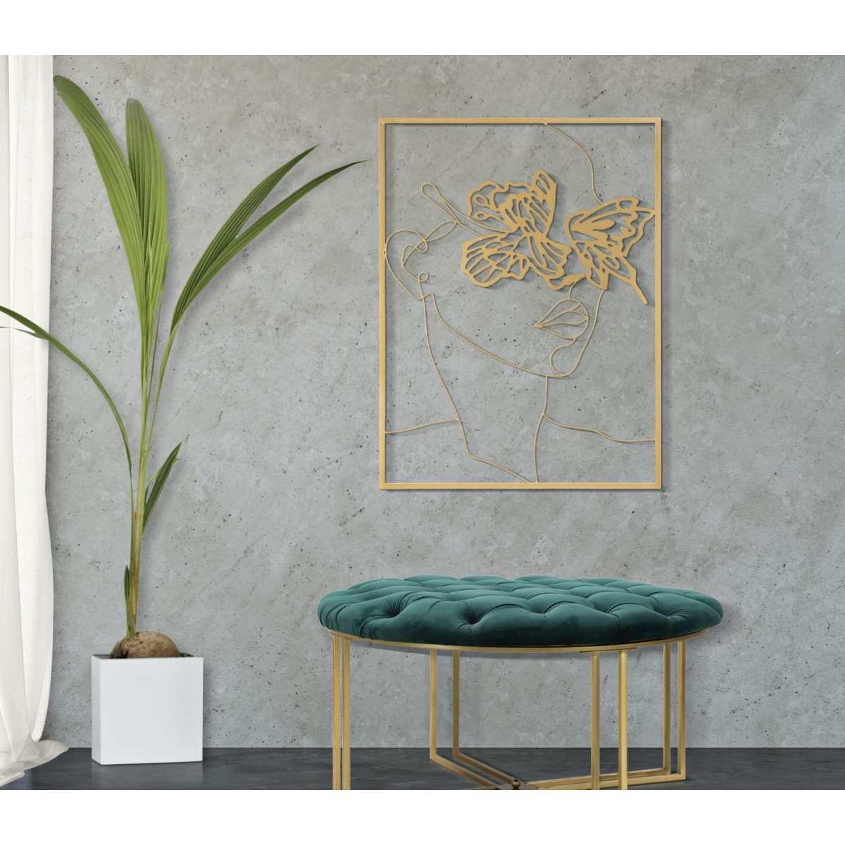 Pannello in ferro gold face cm 60x1x80