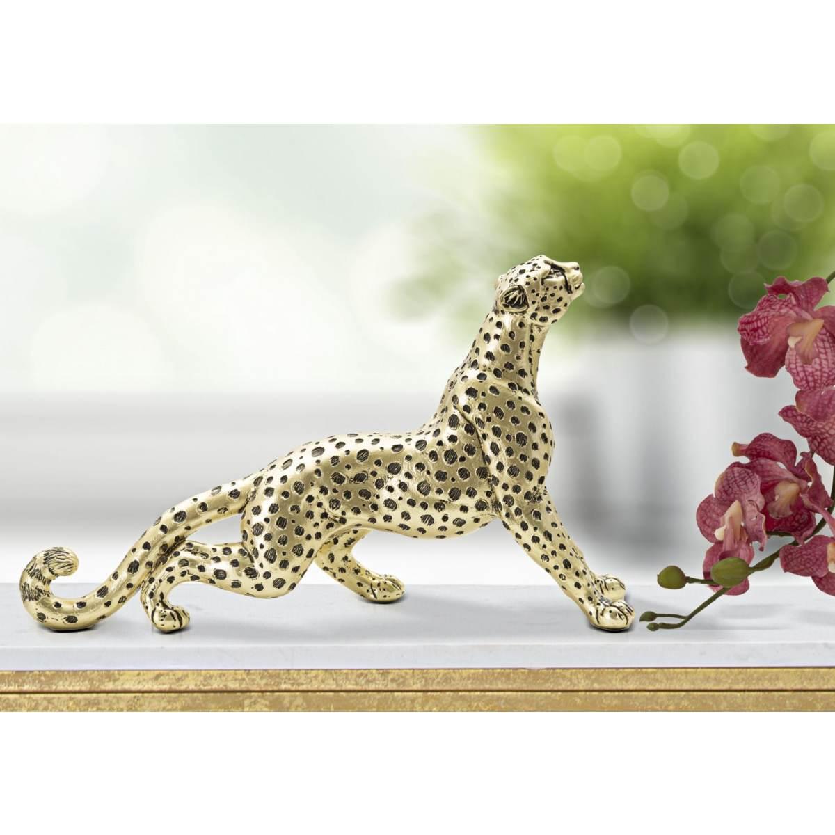 Leopardo points seduto cm 33x7,7x19,5<br>