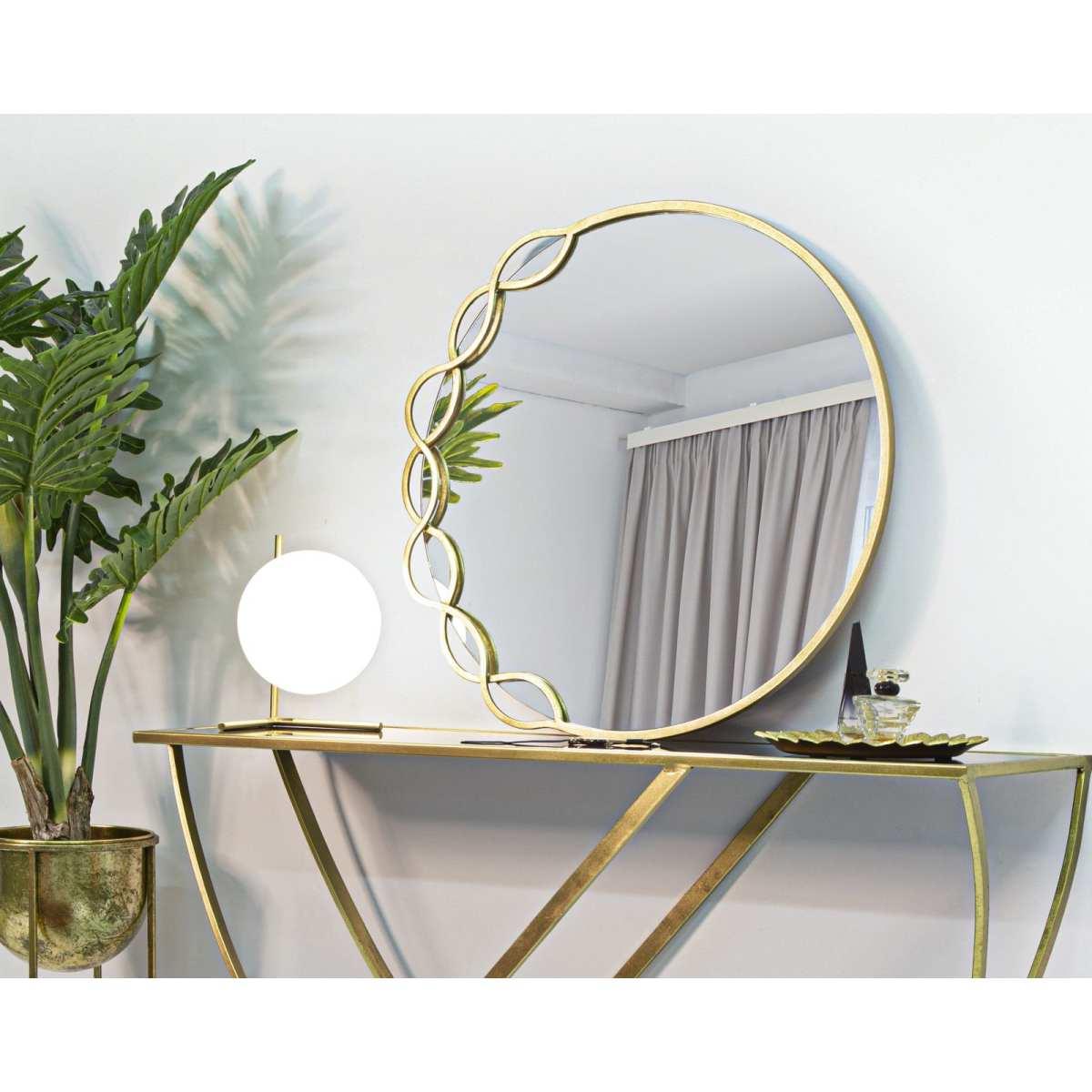 Specchio eleonor cm 73,5x2x72 (misura specchio cm Ø 66)