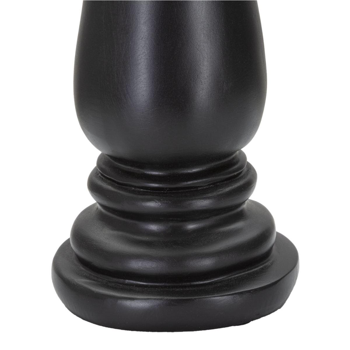 Alfiere nero e oro cm Ø 12,5x38,5